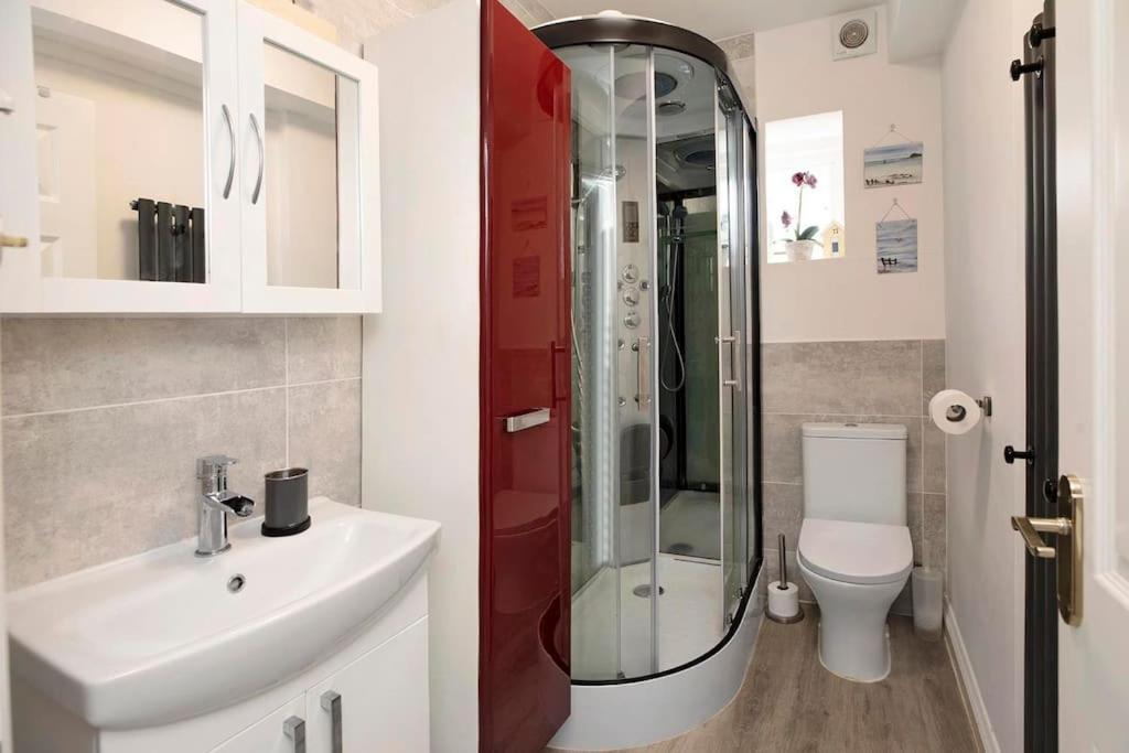 Beach Front Flat Shaldon With Parking Exterior foto