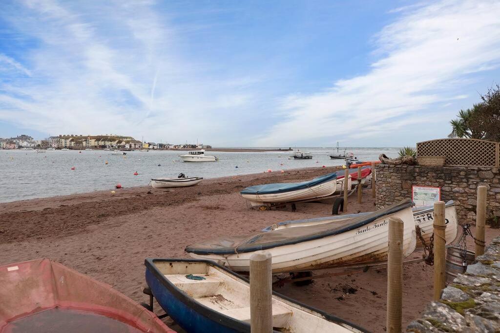 Beach Front Flat Shaldon With Parking Exterior foto