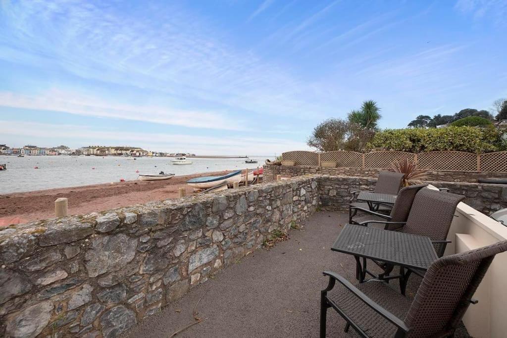 Beach Front Flat Shaldon With Parking Exterior foto