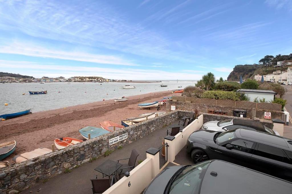 Beach Front Flat Shaldon With Parking Exterior foto