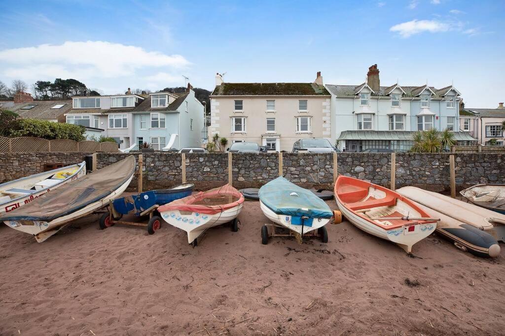 Beach Front Flat Shaldon With Parking Exterior foto