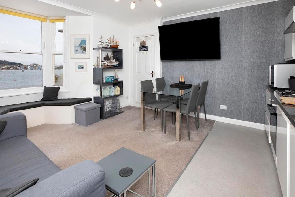Beach Front Flat Shaldon With Parking Exterior foto