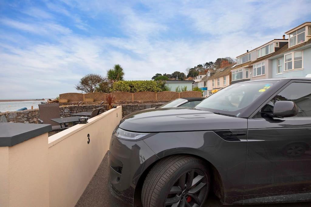Beach Front Flat Shaldon With Parking Exterior foto